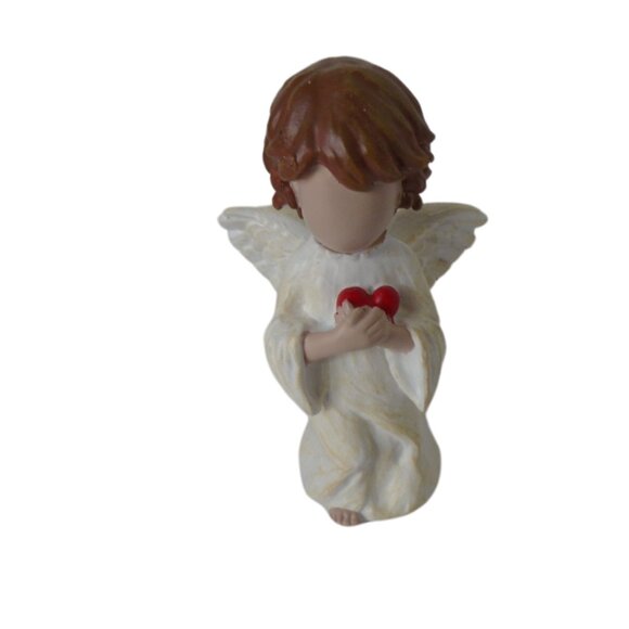 Small Praying Guardian Angel Figurine Sympathy Condolences Gift Care For You - Picture 3 of 9